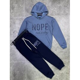 Фотография Костюм детский спортивный тёплый на мальчика FK1481 l.blue р.5-14 "Fili kids" недорого оптом от прямого поставщика