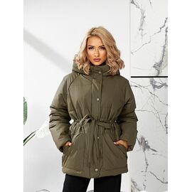 Фотография Куртка женская зимняя 292 khaki р.S-L "Deliv" недорого оптом от прямого поставщика