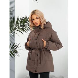 Фотография Куртка женская зимняя 293 brown р.S-L "Deliv" недорого оптом от прямого поставщика