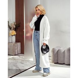 Кардиган жіночий 901 white р.S-XL "Deliv" недорого оптом від прямого постачальника