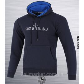 Батник-худі чоловічий на флісі STONE ISLAND розміри S-2XL (2кв) "REMAIN" недорого від прямого постачальника