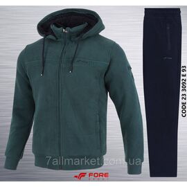 Фотография Спортивный мужской костюм на меху FORE размеры  M-3XL (2цв) "REMAIN" купить недорого от прямого поставщика