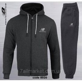 Фотография Спортивный мужской костюм на флисе NEW BALANCE размеры S-2XL (2цв) "REMAIN" недорого от прямого поставщика