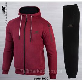 Фотография Спортивный мужской костюм на флисе NEW BALANCE размеры S-2XL "REMAIN" недорого от прямого поставщика