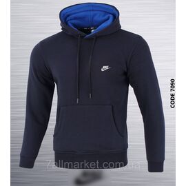 Фотография Батник-худи мужской на флисе NIKE батал  размеры 2XL-6XL (2цв) "REMAIN" недорого от прямого поставщика