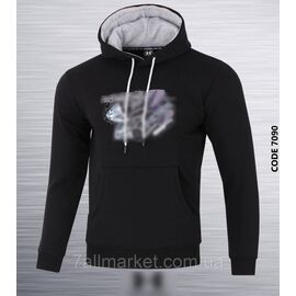 Батник-худі чоловічий на флісі UA р-ри S-2XL "REMAIN" недорого від прямого постачальника