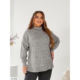 Фотография Свитер с высоким горлом, выполненный из качественной теплой ангоры, хорошо тянется и мягкая на ощупь р.48-50;52-54;56-58;60-62 (4цв) "BELUZA" купить недорого от прямого поставщика