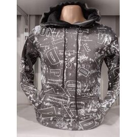 Худи чоловічий 1409 grey р.S-2XL "RING" недорого оптом від прямого постачальника