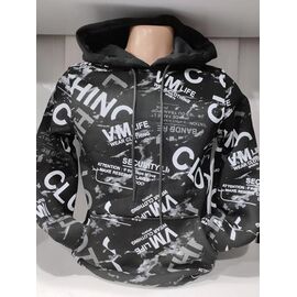 Худи чоловічий 1412 black р.S-2XL "RING" недорого оптом від прямого постачальника