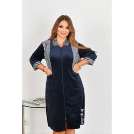 Фотография Ночнушка женская 2556 navy р.54-60 "HOME STYLE" недорого оптом от прямого поставщика