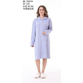 Фотография Ночнушка женская 70007 l.blue р.54-62 "HOME STYLE" недорого оптом от прямого поставщика