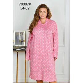 Фотография Ночнушка женская 70007 pink р.54-62 "HOME STYLE" недорого оптом от прямого поставщика