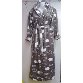 Халат жіночий теплий RL750 grey р.XL-3XL "HOME STYLE" недорого оптом від прямого постачальника