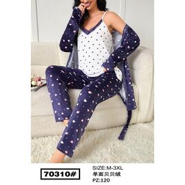 Піжама жіноча 70130 navy р.M-3XL "Fili Wear" недорого оптом від прямого постачальника