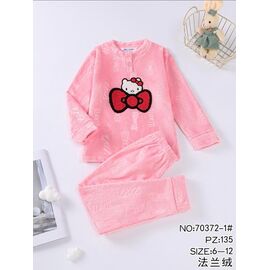 Піжама дитяча тепла на дівчинку 70372-1 pink р.6-14 "Fili Wear" недорого оптом від прямого постачальника
