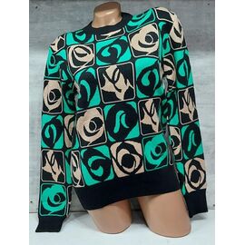 Фотография Свитер женский JL37 green р.48-52 "Julia" недорого оптом от прямого поставщика