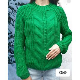 Фотография Свитер женский 34 green р.one size "Julia" недорого оптом от прямого поставщика