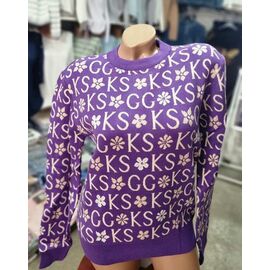 Фотография Свитер женский JL68 purple р.48-52 "Julia" недорого оптом от прямого поставщика
