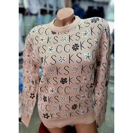 Фотография Свитер женский JL70 beige р.48-52 "Julia" недорого оптом от прямого поставщика