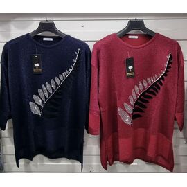 Фотография Свитер женский JL89 navy р.52-54 "Julia" недорого оптом от прямого поставщика