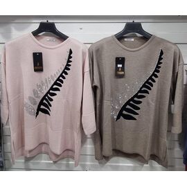 Фотография Свитер женский JL93 l.brown р.52-54 "Julia" недорого оптом от прямого поставщика