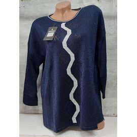 Фотография Свитер женский JL94 navy р.52-54 "Julia" недорого оптом от прямого поставщика