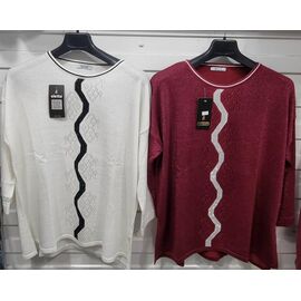 Светр жіночий JL95 white р.52-54 "Julia" недорого оптом від прямого постачальника