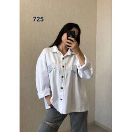 Сорочка жіноча 725 white р.50-54 "FSN" недорого оптом від прямого постачальника