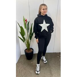 Фотография Худи женское 3994 black р.S-L "X-Ray" недорого оптом от прямого поставщика