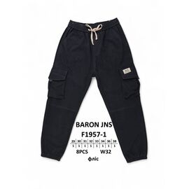 Фотография Джинсы мужские F1957-1 black р.29-38 "God Baron" недорого оптом от прямого поставщика