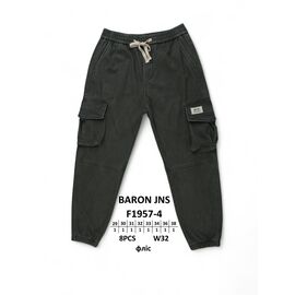 Фотография Джинсы мужские F1957-4 black р.29-38 "God Baron" недорого оптом от прямого поставщика