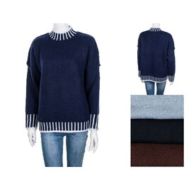 Фотография Свитер женский 7879 mix р.one size "Svit clothes" недорого оптом от прямого поставщика