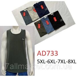 Майка чоловіча батал розміри 5хл-8хл (56-64) (мікс кв) "STELLA" купити недорого від прямого постачальника