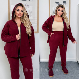 Фотография Костюм 2-ка женский спортивный флисовый (46-60) "LADA" недорого от прямого поставщика
