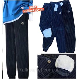 Спортивні штани жіночі, прямі на хутрі р-ри 4xl -7xl (46 - 54) "STELLA" недорого від прямого постачальника