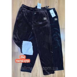 Фотография Спортивные штаны женские, прямые/батал на меху р-ры 6xl -9xl (микс цв)"STELLA" недорого от прямого поставщика