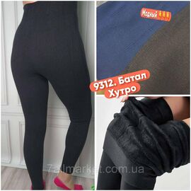 Фотография Лосины женские, молодёжные на меху/батал  р-р 52-60(2цв)"STELLA" купить недорого от прямого поставщика