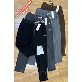 Фотография Спортивные штаны женские, прямые батал на меху р-ры  2хл -6хл ( 52-60 ) (4цв)"STELLA" недорого от прямого поставщика