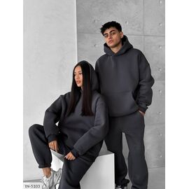 Фотография Женский спортивный костюм трёхнитка на флисе р.S-M;M-L (3цв) "ANNVER" купить недорого от прямого поставщика