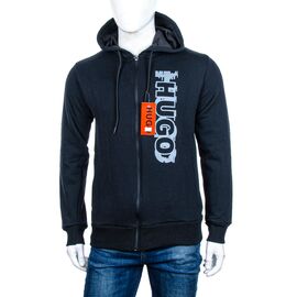 Кофта спортивна чоловіча Батник HG2 black р.48-54 "Denis sport" недорого оптом від прямого постачальника