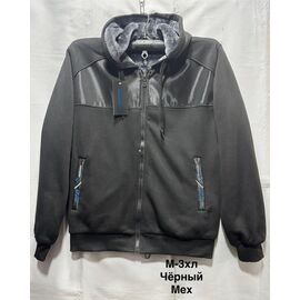 Фотография Кофта спортивная мужская 2306 black р.M-3XL "WELL" недорого оптом от прямого поставщика