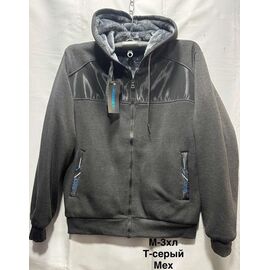 Фотография Кофта спортивная мужская 2306 d.grey р.M-3XL "WELL" недорого оптом от прямого поставщика