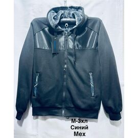 Фотография Кофта спортивная мужская 2306 navy р.M-3XL "WELL" недорого оптом от прямого поставщика