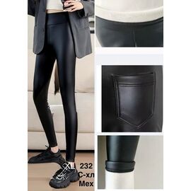 Фотография Лосины женские тёплые 232 black р.S-XL "WELL" недорого оптом от прямого поставщика