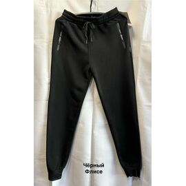 Фотография Штаны спортивные мужские утеплённые 2427 black р.XL-5XL "WELL" недорого оптом от прямого поставщика