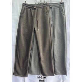 Фотография Штаны спортивные женские тёплые 366 grey р.M-3XL "WELL" недорого оптом от прямого поставщика