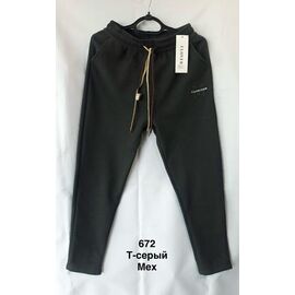 Фотография Штаны спортивные женские тёплые 672 black р.2XL-6XL "WELL" недорого оптом от прямого поставщика