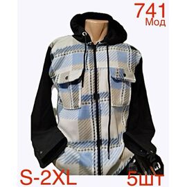 Сорочка чоловіча тепла ND176-741 l.blue р.S-2XL "EMRE" недорого оптом від прямого постачальника