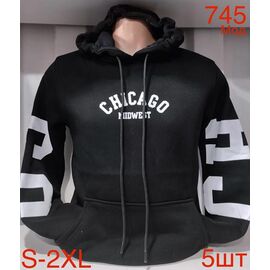 Худи чоловічий ND196-745 black р.S-2XL "EMRE" недорого оптом від прямого постачальника