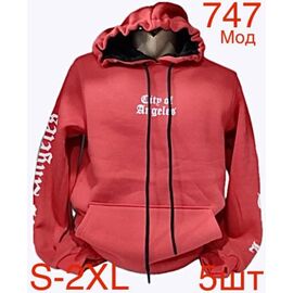 Худи чоловічий ND197-747 red р.S-2XL "EMRE" недорого оптом від прямого постачальника